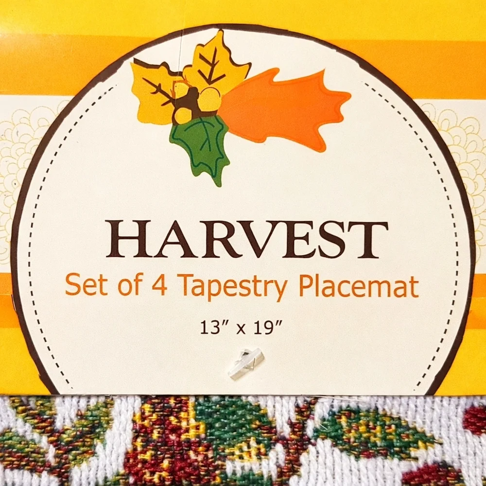 Harvest Tapestry Holiday Placemats 